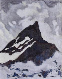 Albert Schmidt - Montagne à la pleine lune