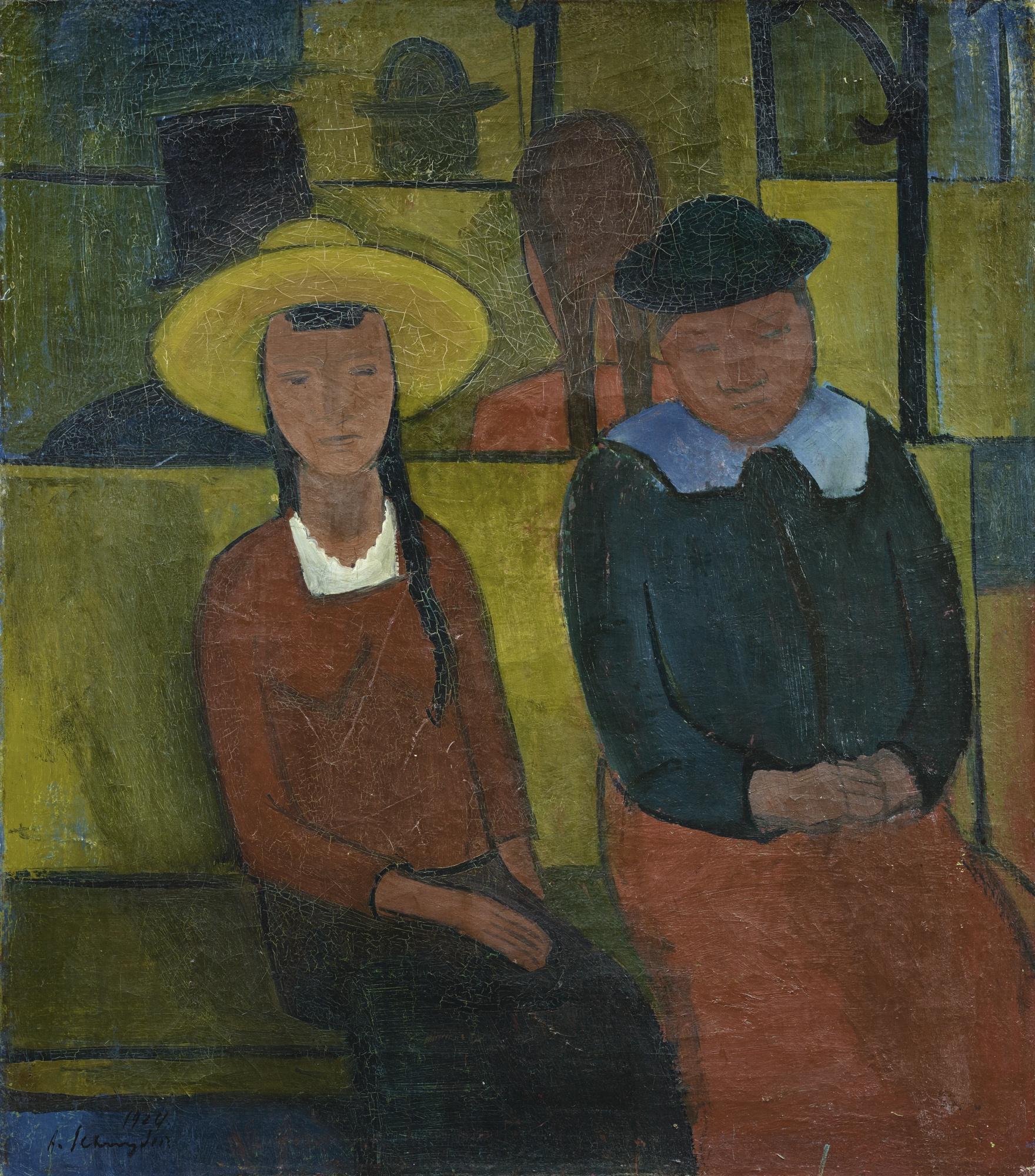 Albert Schnyder - Lenes Bahnfahrt, 1924