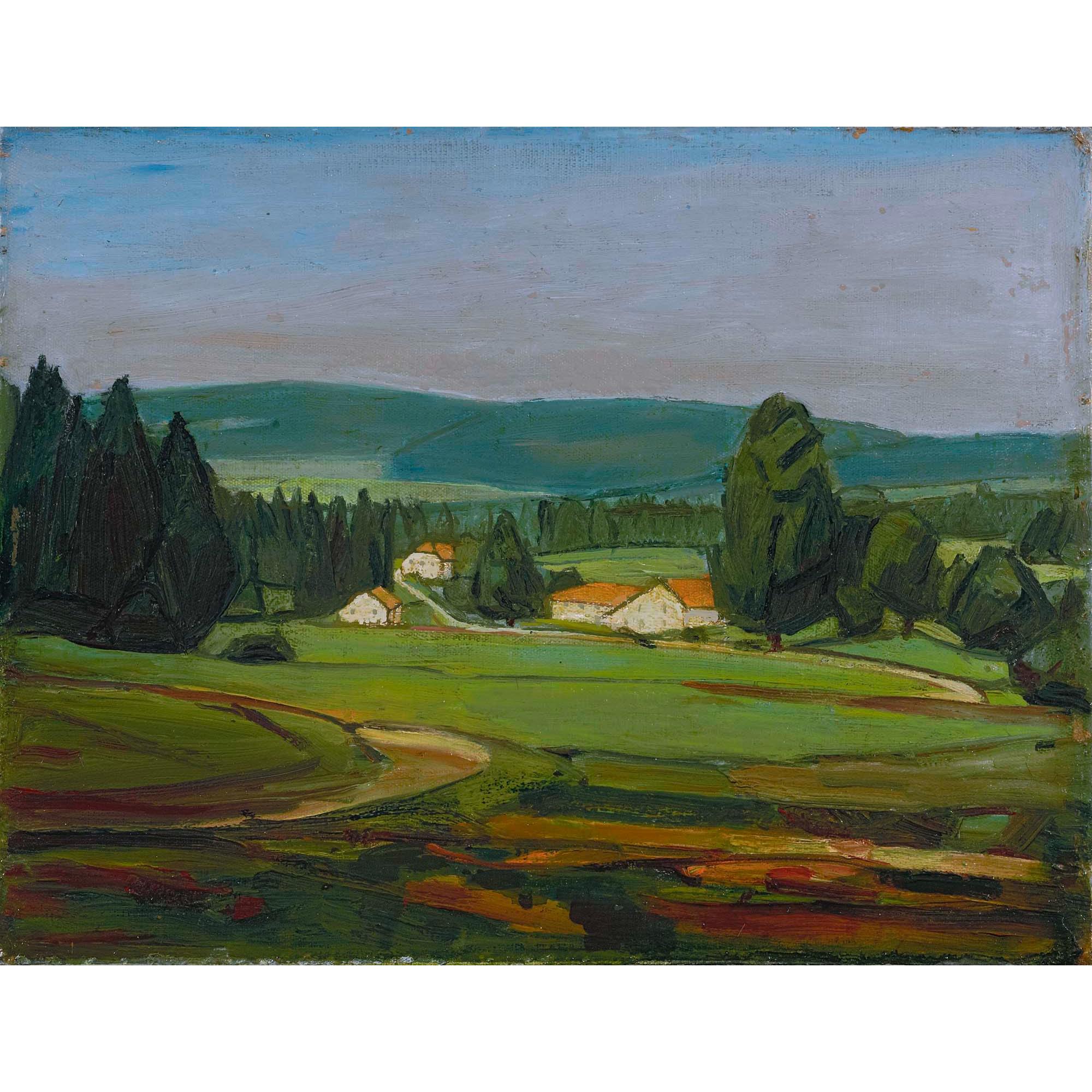 Albert Schnyder - Les Petites Fermes, 1981 The Small Farmhouses, 1981