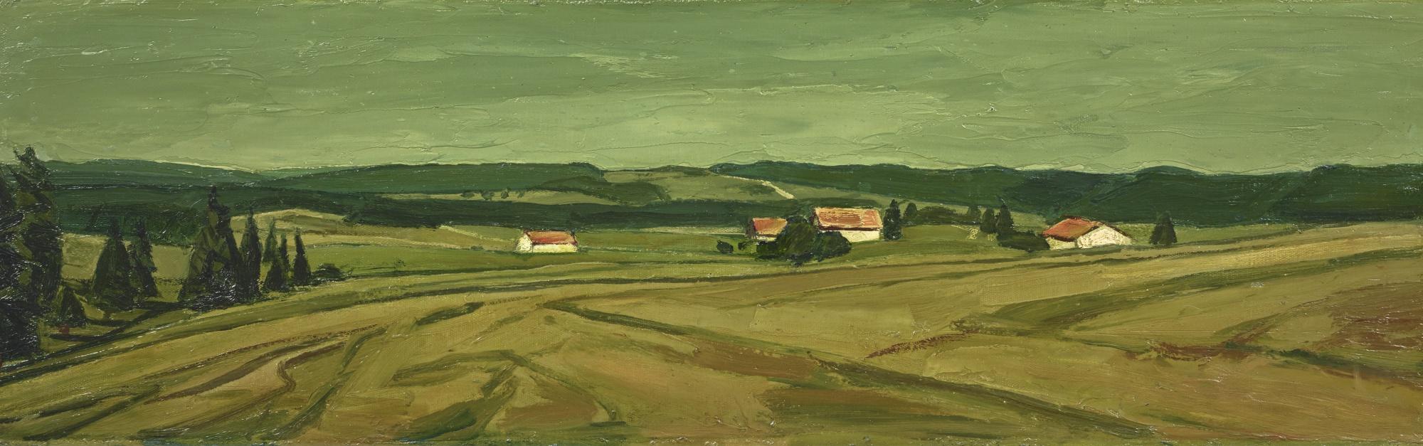 Albert Schnyder - Paysage Au Ciel Argenté, 1972