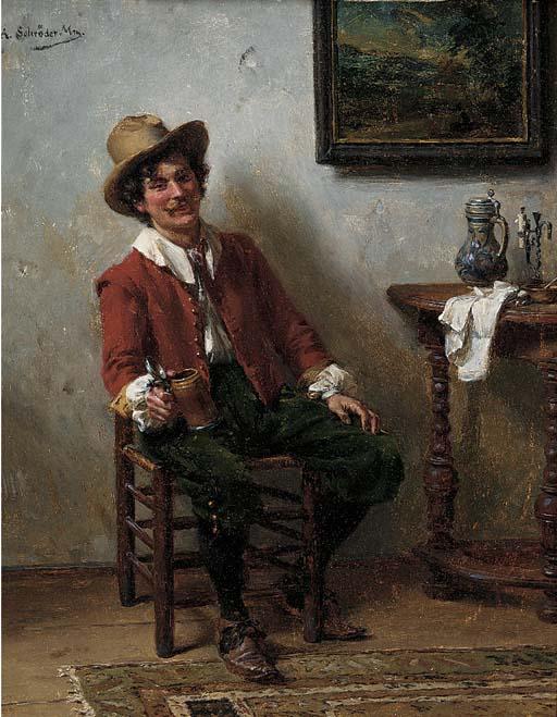 Albert Schröder - Refreshment at the inn