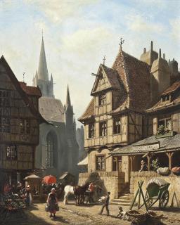 Albert Schwendy - Market day
