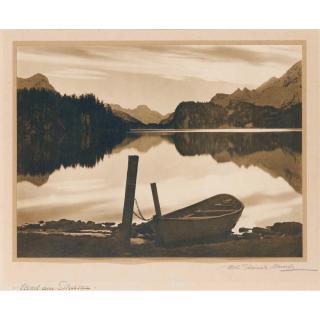 Albert Steiner - Abend Am Silsersee Evening At Lake Sils