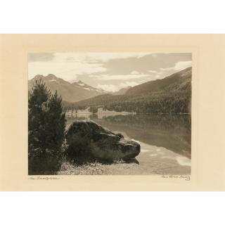 Albert Steiner - Am St. Moritzersee At Lake St. Moritz