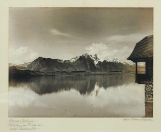 Albert Steiner - Berner Oberland. Frühling Am Thunersee - Blick Stockhornkette