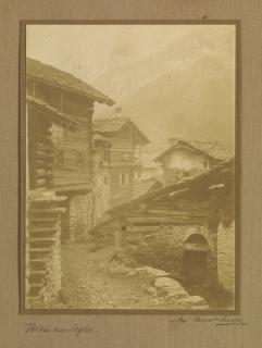 Albert Steiner - Partie aus Soglio