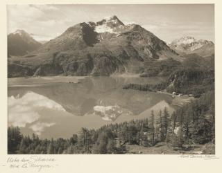 Albert Steiner - Über Dem Silsersee - Blick La Margna Above Lake Sils - View Of La Margna
