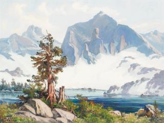 Albert Thomas Derome - Diamond or Dragon Peak, Whitney Quad