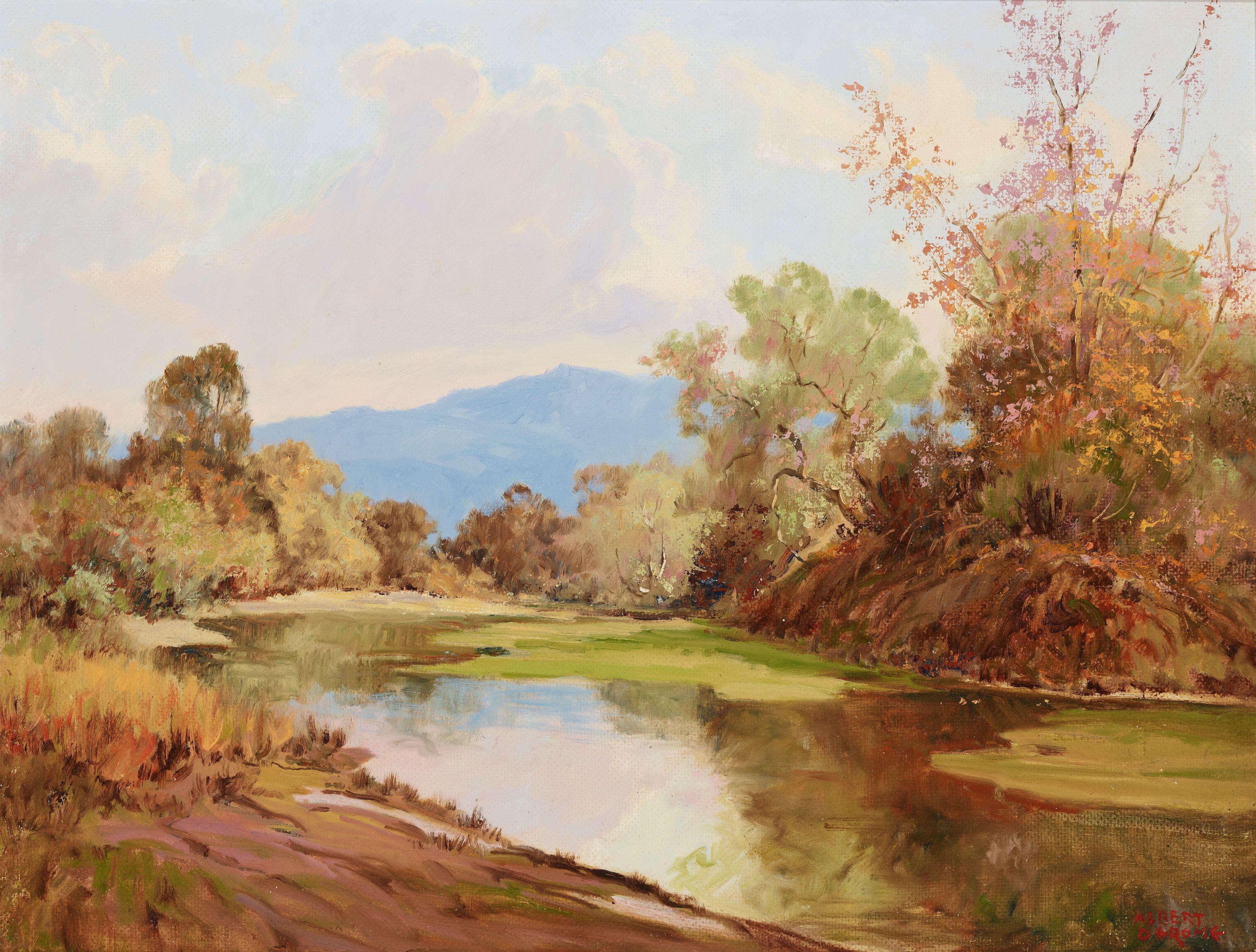 Albert Thomas Derome - Pollywog Pool, Los Gatos Creek