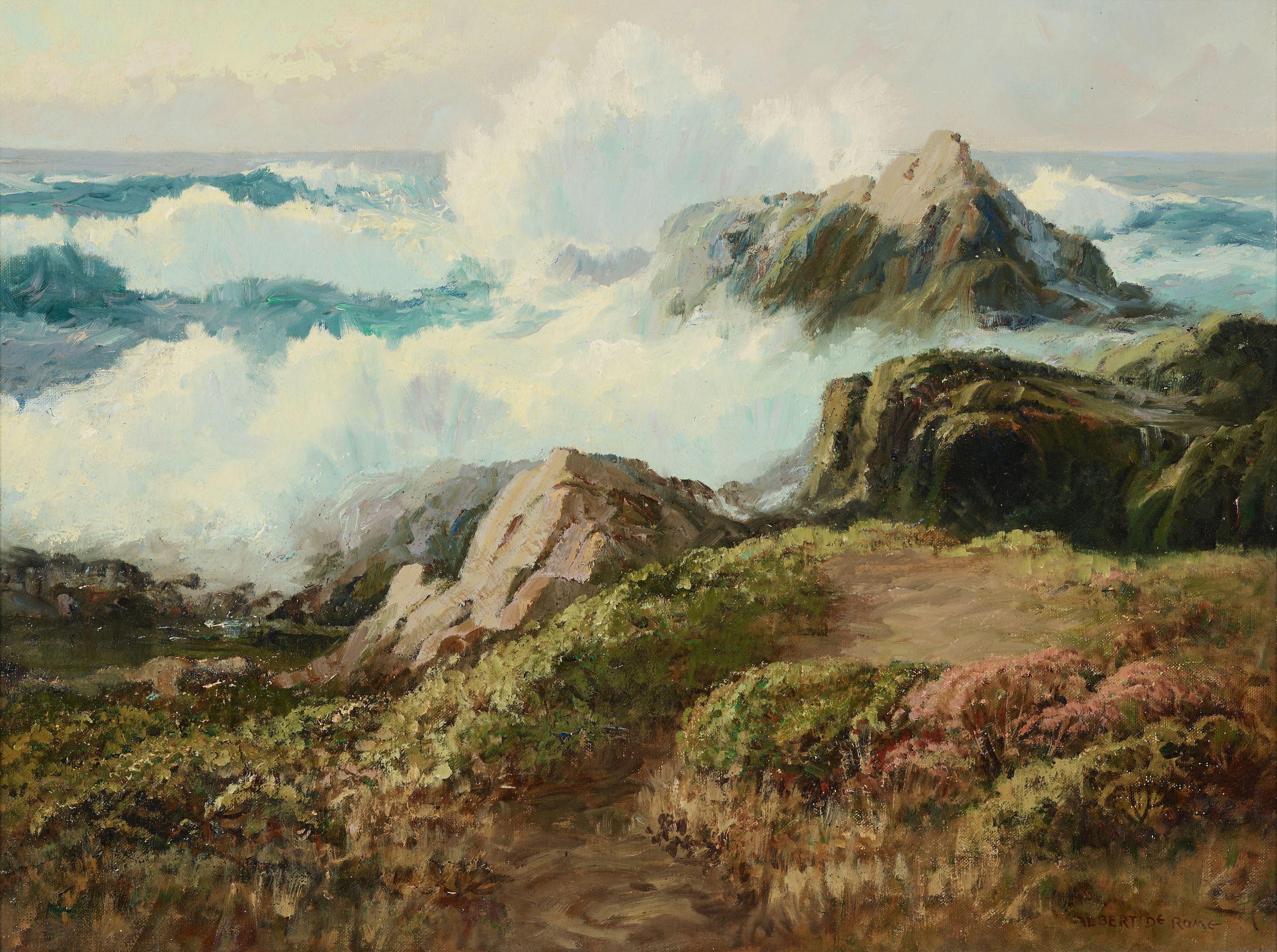 Albert Thomas Derome - Rising Tide (Monterey Coast)