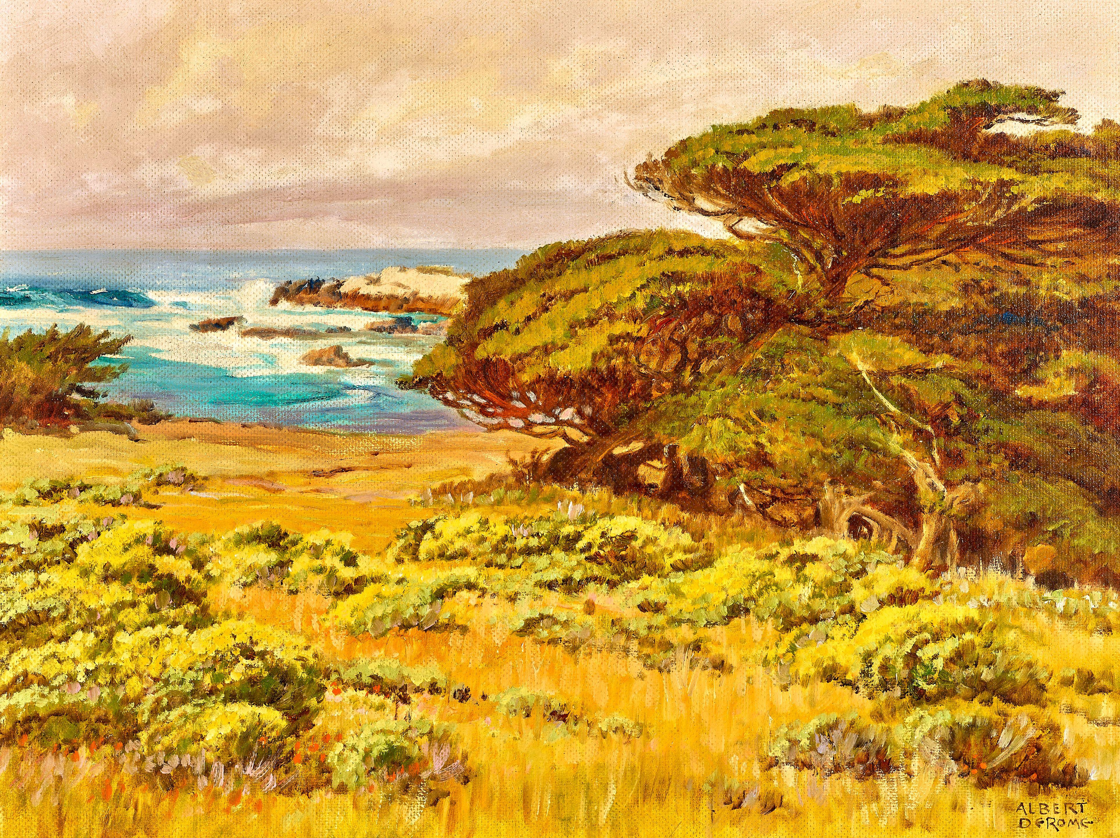 Albert Thomas DeRome - Spring, Cypress Point on Monterey Bay