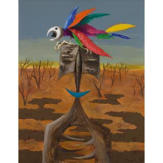 Albert Tucker - Australian Faun Attacked By Parrot 2