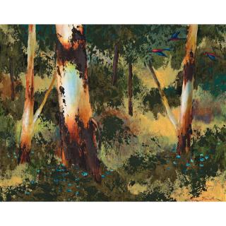 Albert Tucker - Australian Rosellas In Flight