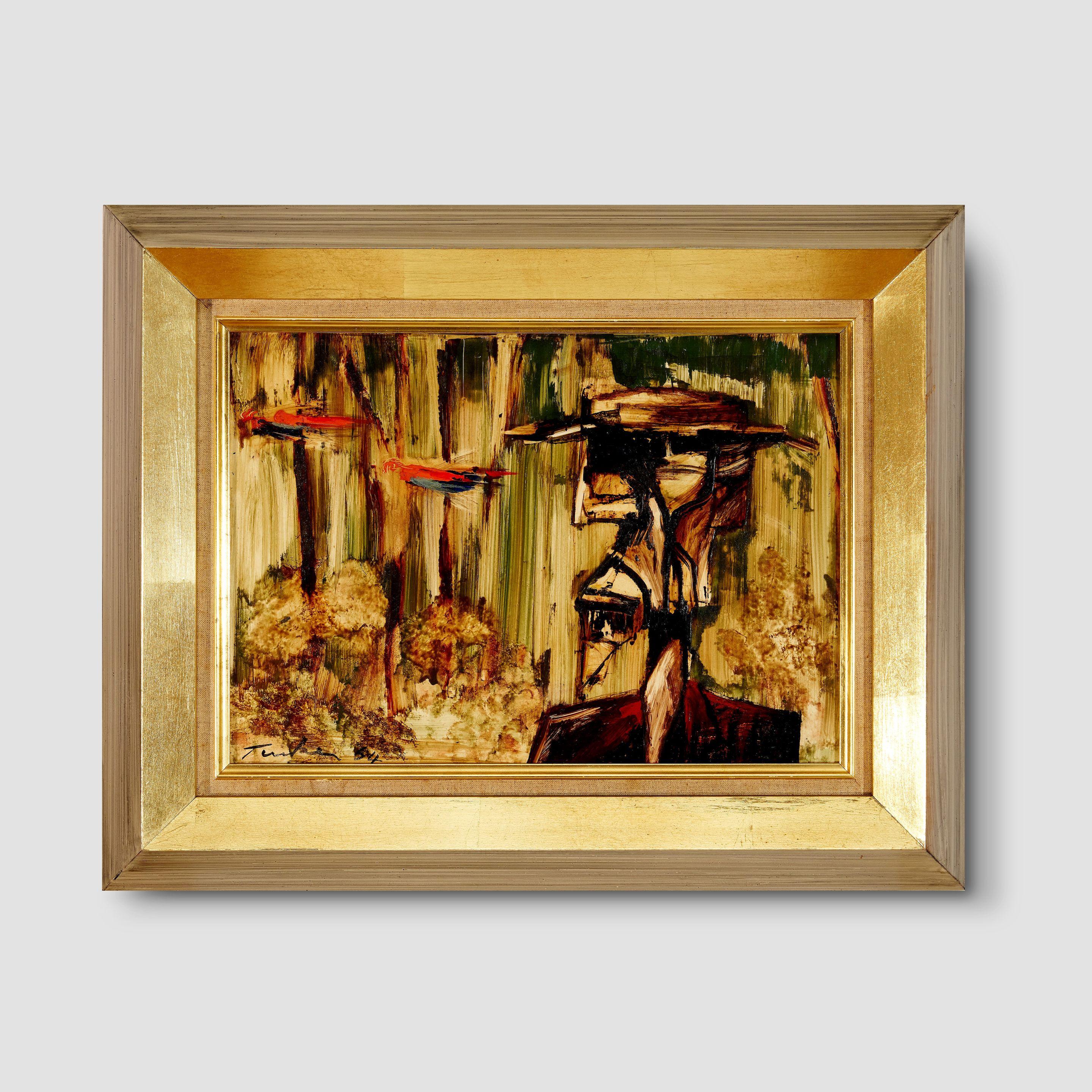 Albert Tucker - Explorer and Rosella, 1964