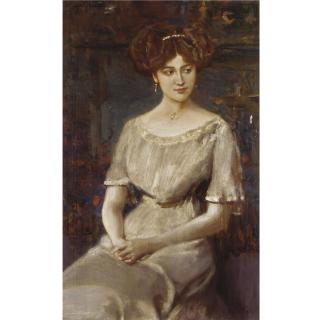 Albert Von Keller - Portrait Of Elisabeth Von Wichmann