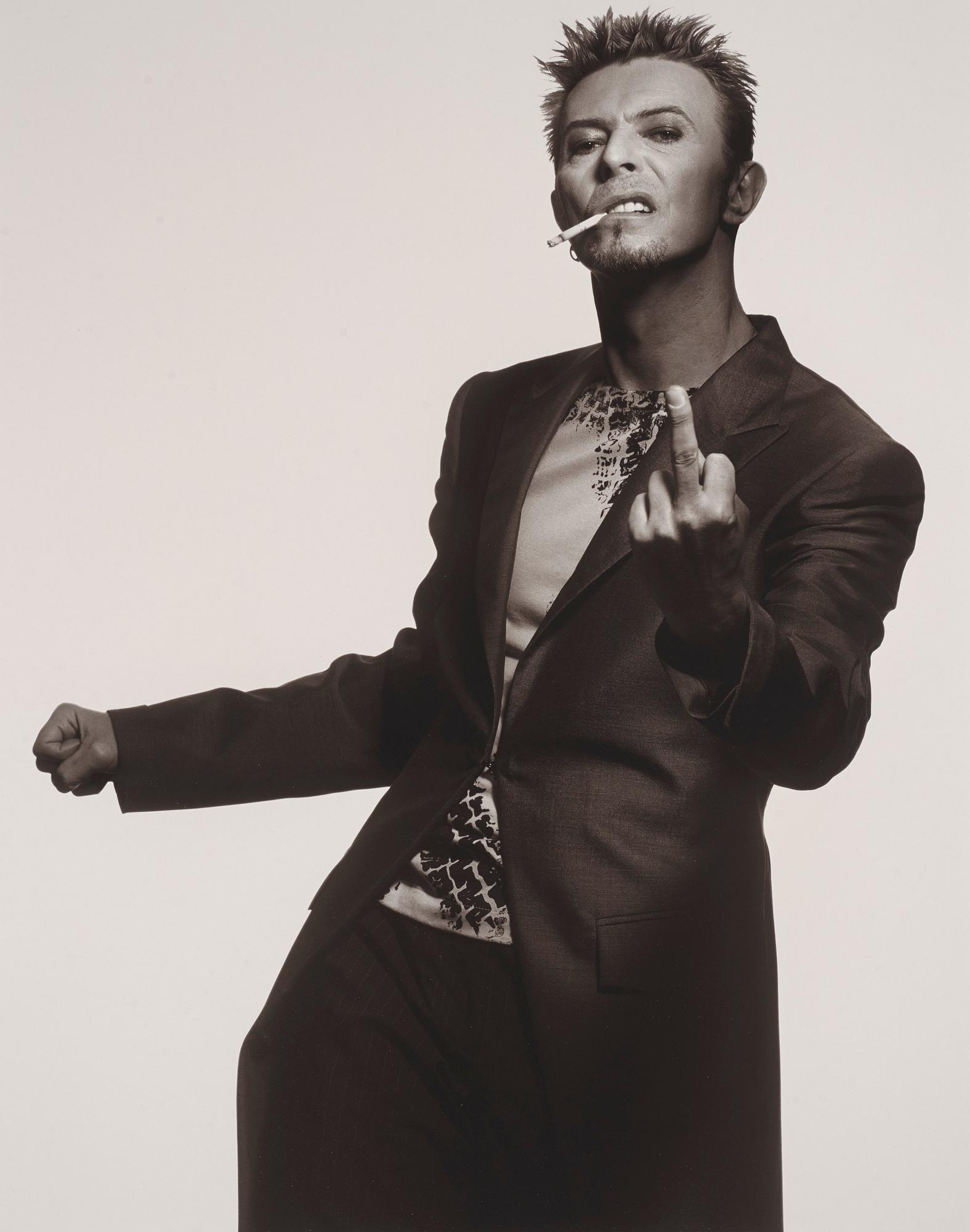 Albert Watson - \'David Bowie, The Finger, New York City, 1996\'