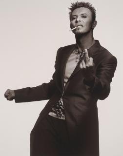 Albert Watson - \'David Bowie, The Finger, New York City, 1996\'