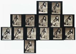 Albert Watson - Kate Moss, Marrakech (Contact), 1993Archival Pigment Print, Flush-Mounted To Aluminium. On The Reverse, Signed, Titled, Dated And Numbered 7/25 In Black Felt Tip Pen. Framed.