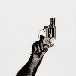 Albert Watson - \'Monkey with Gun\' (New York City)