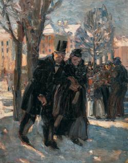 Albert Weisgerber - Kirchgang