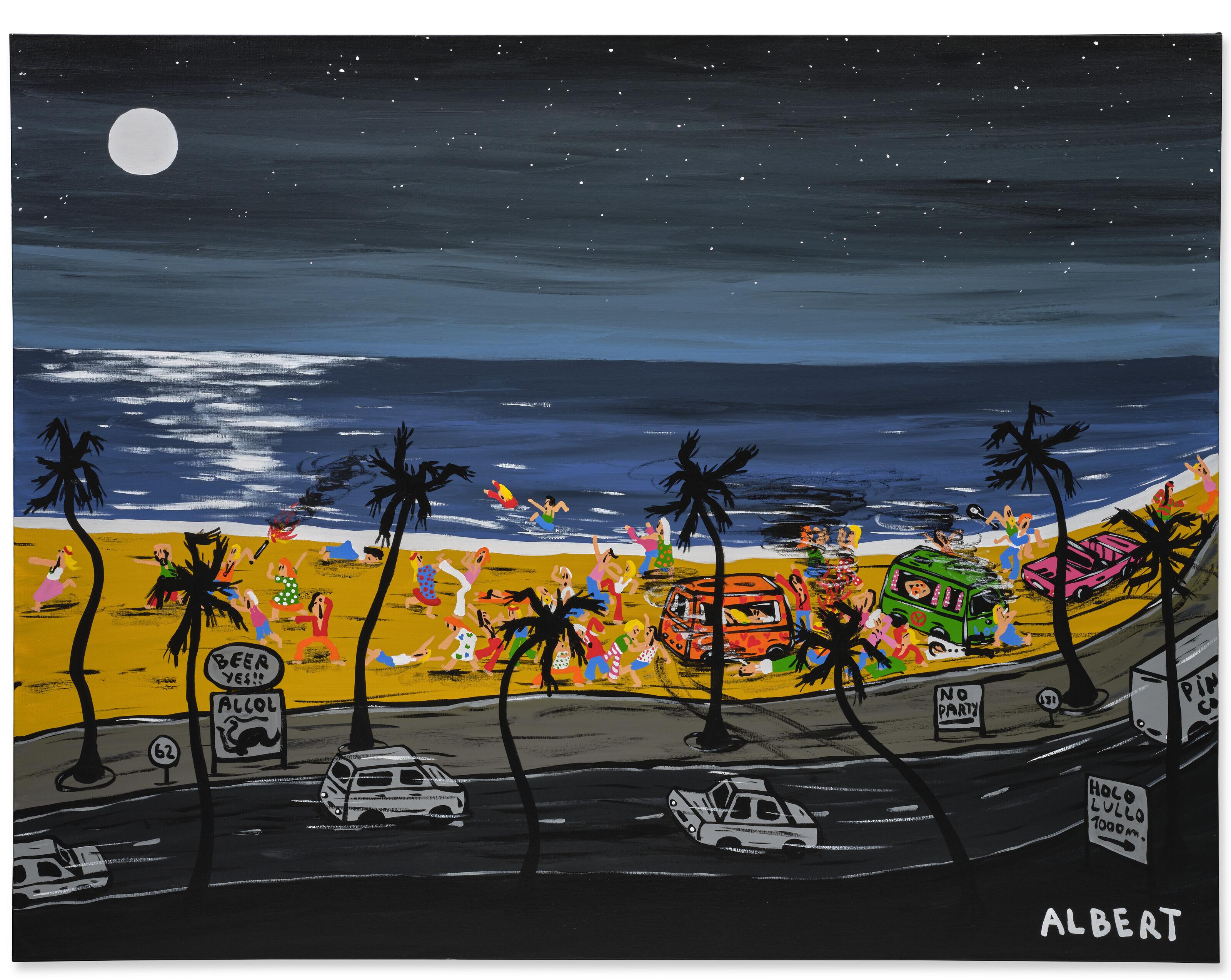 Albert Willem - A romantic setting, but the hippies are fighting