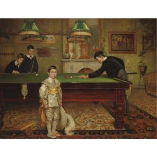 Albert William Holden - The Billiard Room