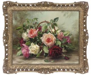 Albert Williams - Roses in a basket