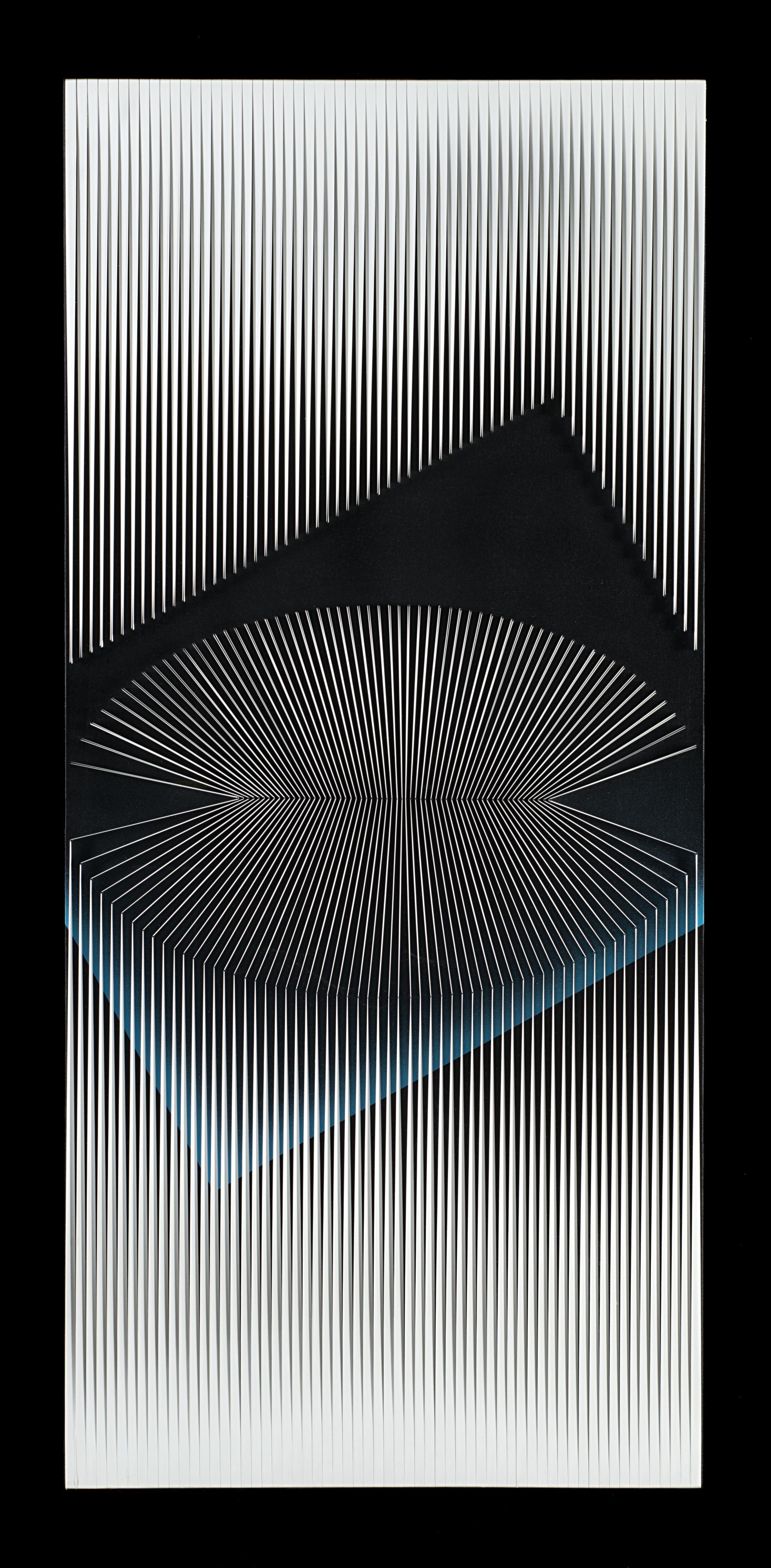 Alberto Biasi - Un giorno di pioggia un barattolo sull\'acqua