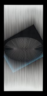 Alberto Biasi - Un giorno di pioggia un barattolo sull\'acqua