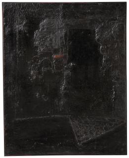 Alberto Burri - Catrame nero T