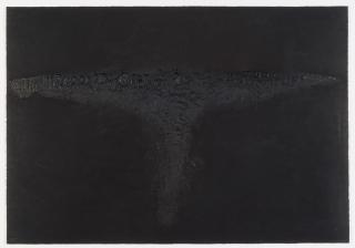 Alberto Burri - Creto nero C, 1971