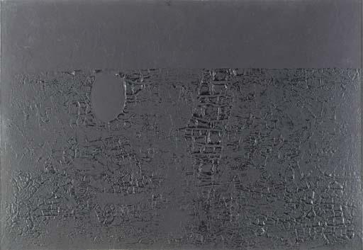Alberto Burri - Cretti c nero