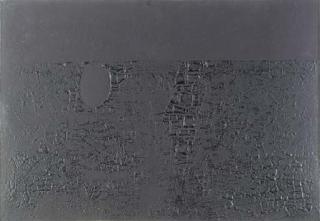 Alberto Burri - Cretti c nero
