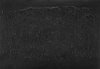 Alberto Burri - Cretto Nero A