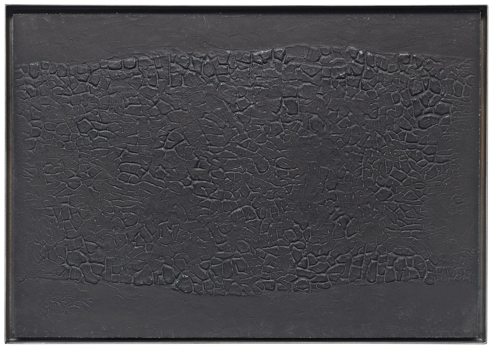 Alberto Burri - Cretto Nero A