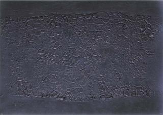 Alberto Burri - Cretto nero A