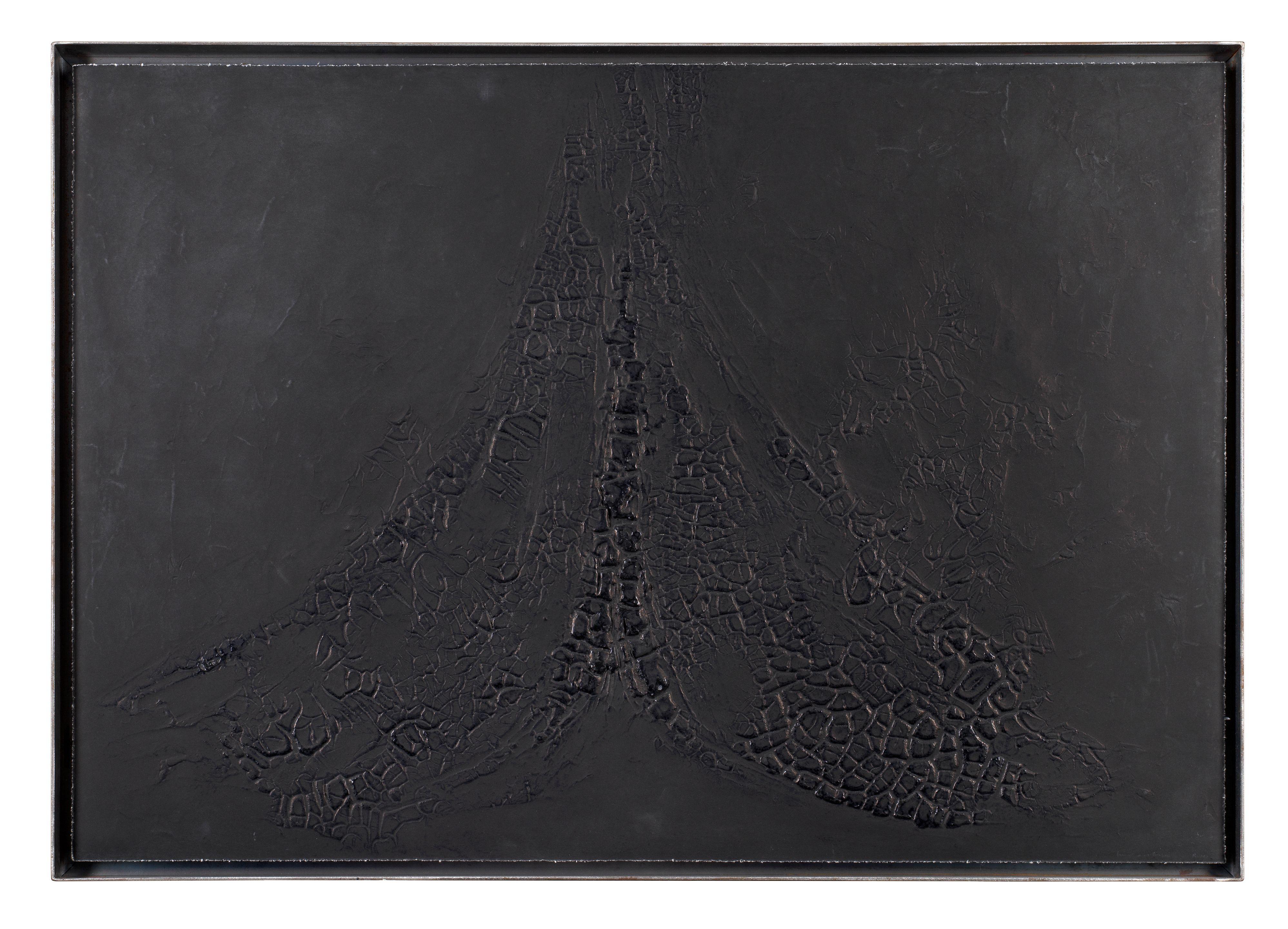 Alberto Burri - Cretto Nero C