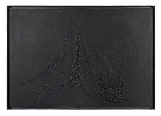 Alberto Burri - Cretto Nero C