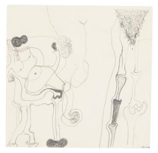 Alberto Burri - Drawing Of Bones