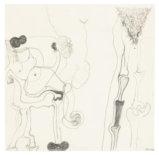 Alberto Burri - Drawing Of Bones