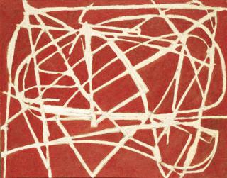 Alberto Burri - Fondo rosso