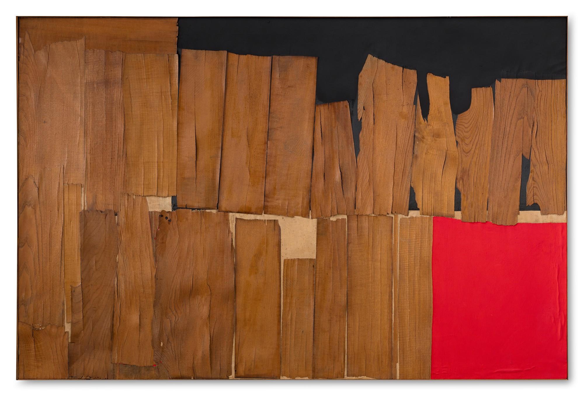 Alberto Burri - Legno Nero Rosso