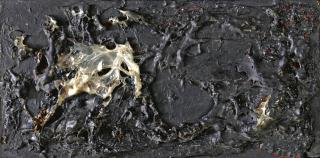 Alberto Burri - Nero Plastica