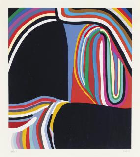 Alberto Burri - One plate, from : Triptych B