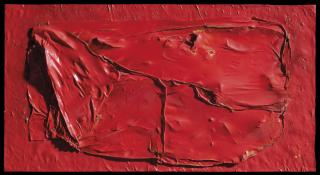 Alberto Burri - Rosso plastica (Plastic Red)