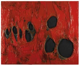 Alberto Burri - Rosso Plastica