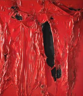 Alberto Burri - Rosso Plastica
