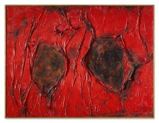 Alberto Burri - Rosso plastica
