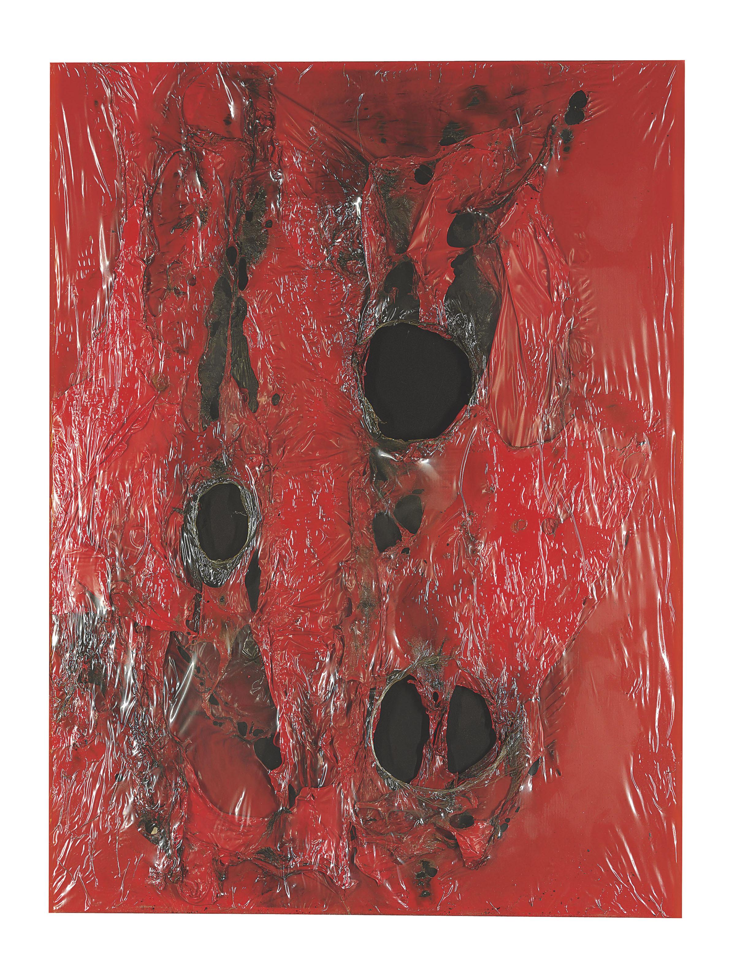 Alberto Burri - Rosso Plastica