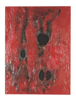 Alberto Burri - Rosso Plastica